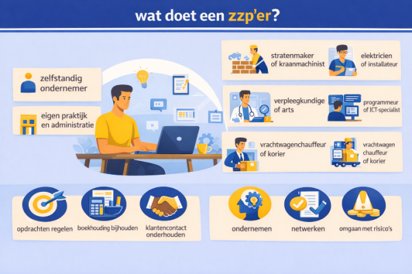 Alles over het beroep zzp-er Wat doet een zzp-er